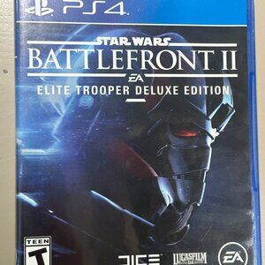 GREAT DEAL! Barely used STAR WARS BATTLEFRONT II - PS4 - Playstation game disc!